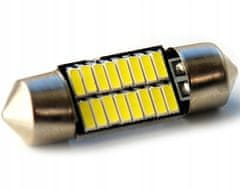 Rabel LED autožárovka 31 mm 16 smd 4014 C3W C5W C10W SV8,5 bílá