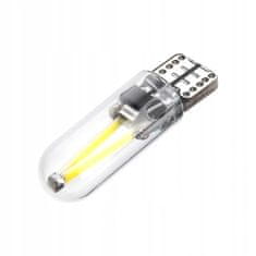 Rabel LED autožárovka T10 W5W 2xCOB Filament HPC bílá