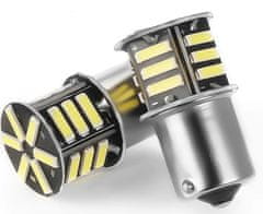Rabel LED autožárovka BA15S 21 led smd 7020 P21W 1156 bílá