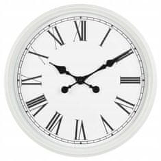 Uniglob Kulaté moderní nástěnné hodiny Adler bílé 50cm