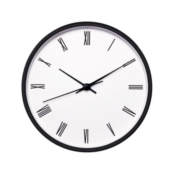 Uniglob Kulaté nástěnné hodiny moderní Easy 24,5 cm
