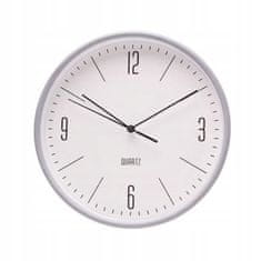 Uniglob Primární šedé nástěnné hodiny 25 x 5 cm