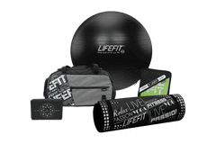 LIFEFIT fitness balíček černo-zelený