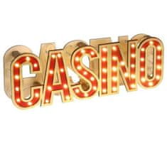 Santex Casino party - Dekorační nápis světelný 30 x 10 cm