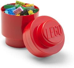 LEGO Úložný box kulatý - červený