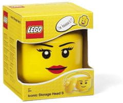LEGO Úložný box hlava (mini) - dívka