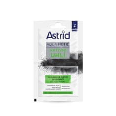 Astrid AQUA BIOTIC aktivní uhlí slupovací maska 2x8ml ASTRID 8571045147