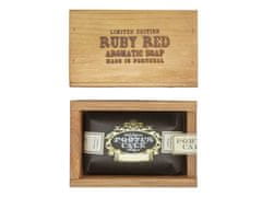 Mýdlo v dřevěné krabičce - Ruby Red - Hrozny a Červené Bobule, 150g
