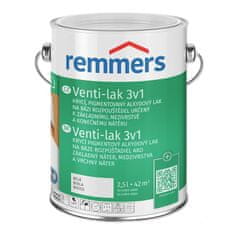 Remmers  Venti-lak 3v1 (Venti - Decklack) 0,75 l - bílý RAL 9016, syntetický email na okna