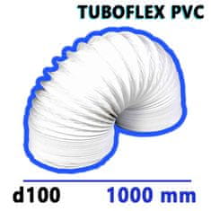 Mikawi Flexibilní větrací PVC potrubí d100 délka 1000 mm TUBOFLEX MIKAWI 59-3488