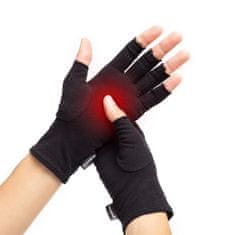 Northix 2x rukavice na artritidu / kompresní rukavice - černá - S 