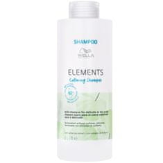 Wella Elements Calming Shampoo - šampon na vlasy a suchou nebo citlivou pokožku hlavy 1000 ml hydratuje a čistí, poskytuje přirozený lesk, vyhlazuje, obnovuje rovnováhu pokožky hlavy, zklidňuje podráždění