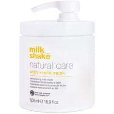 Milk Shake Natural Care Active Milk Mask - mléčná maska pro suché a poškozené vlasy, 500 ml