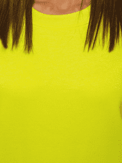 Ozonee Dámská mikina Ciruela neonová žlutá L