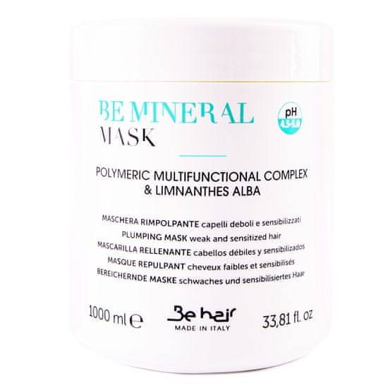 Be hair Be Mineral Plumping Mask - posilující minerální maska na vlasy, 1000 ml