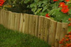 Sobex Dřevěný palisádový zahradní váleček 4,6x20x200 cm