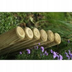 Sobex Kulatá dřevěná zahradní palisáda 7x50 cm