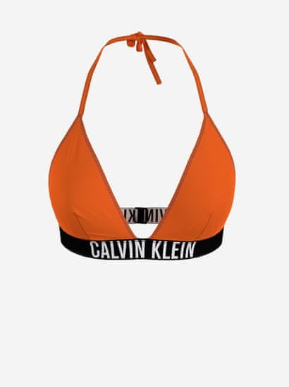 Calvin Klein Oranžový dámský horní díl plavek Calvin Klein