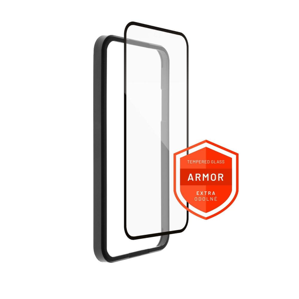 Levně FIXED Prémiové ochranné tvrzené sklo Armor s aplikátorem pro Apple iPhone 14 Pro FIXGA-930-BK, černé