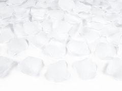 PartyDeco Vystřelovací konfety bílá růže 60 cm