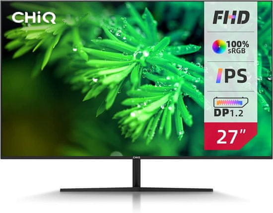 CHiQ 27" bezrámečkový monitor 27P626F Full HD 75 Hz UltraSlim