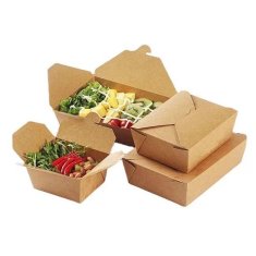Česká reklamka EKO krabička na jídlo - papírový menubox na jídlo 900 ml (450ks)