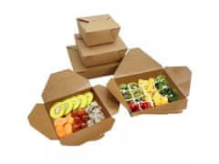 Česká reklamka EKO krabička na jídlo - papírový menubox na jídlo 2000 ml (200 ks)