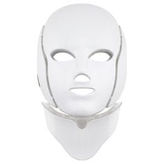 Palsar7 Ošetřující LED maska na obličej a krk (bílá)