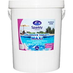 Sparkly POOL Chlorové tablety do bazénu MAXI 25 kg