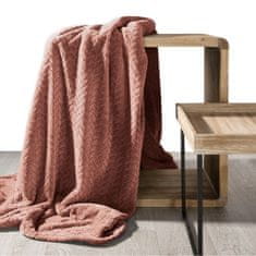 DESIGN 91 Jednobarevná deka - Cindy růžová, š. 150 cm x d. 200 cm