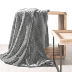 DESIGN 91 Jednobarevná deka - Cindy šedá, š. 170 cm x d. 210 cm