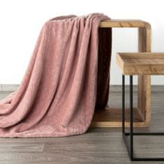 DESIGN 91 Jednobarevná deka - Cindy 4 růžová, š. 150 cm x d. 200 cm