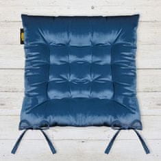 Eurofirany Velvet Chair Pillow" 40x40x6 cm Navy blue "