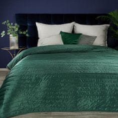 Eurofirany Přehoz na postel Frida 2 220x240 cm tmavě zelený