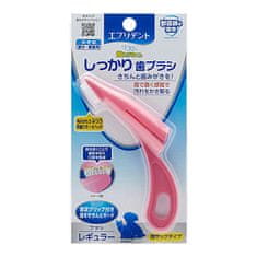 Japan Premium Anatomický zubní kartáček na odstranění plaku. Pro psy středních a velkých plemen, tvrdý