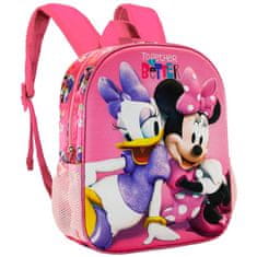 Dětský batoh Minnie Mouse a Daisy 3D 31 cm růžový