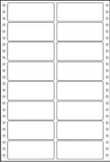 S&K Label Etikety tabelační dvouřadé 89 x 36,1 bílé mm
