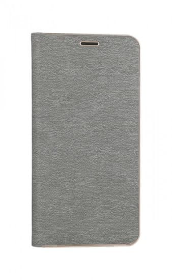 FORCELL Pouzdro Samsung S21 FE knížkové Luna Book stříbrné 86930