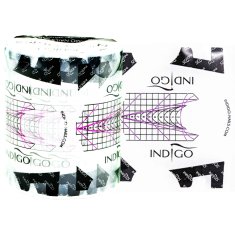 Indigo Transparent Nail Forms - průhledné formy pro prodloužení nehtů, 200 ml
