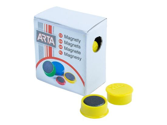 ARTA Magnety ARTA průměr 16mm, žluté (10ks v balení)