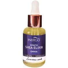 Indigo Keratin Shea Elixir Omnia - oliva pro péči o kůžičku a nehty, 8 ml
