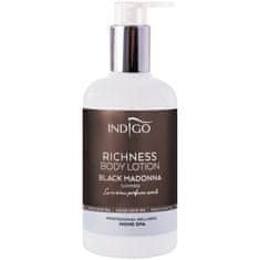 Indigo Richness Body Lotion Black Madonna - hydratační tělové mléko s částicemi, 300 ml