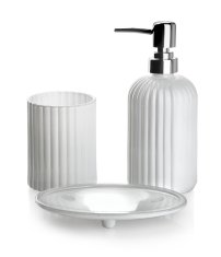 Mondex ARI WHITE Koupelnová sada 400 ml matná bílá