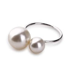 Mondex ADRIANNE stříbrný perleťový držák na ubrousky 7x5x3cm