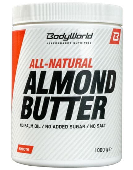 BodyWorld Mandlové máslo 1000 g