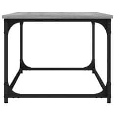 shumee Konferenční stolek šedý sonoma 102x50x40 cm kompozit a železo