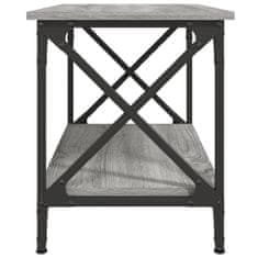 shumee Odkládací stolek šedý sonoma 55 x 38 x 45 cm kompozitní dřevo