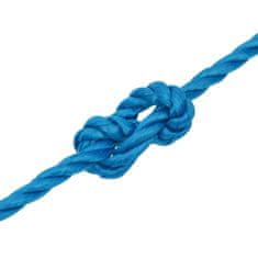 Greatstore Pracovní lano modré 24 mm 100 m polypropylen