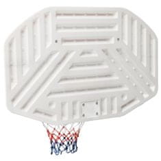 Greatstore Basketbalový koš bílý 109 x 71 x 3 cm polyethylen