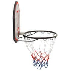 Greatstore Basketbalový koš černý 71 x 45 x 2 cm polyethylen